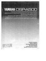 Yamaha DSP-A500 Инструкция по применению