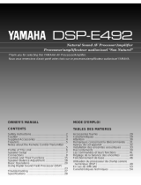 Yamaha DSP-E492 Руководство пользователя