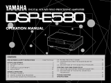 Yamaha DSP-E580 Инструкция по применению