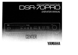 Yamaha DSR-70PRO Инструкция по применению