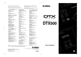 Yamaha DTX500 Инструкция по применению