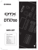 Yamaha DTX700 Руководство пользователя