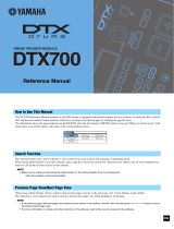 Yamaha DTX700 Руководство пользователя