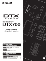 Yamaha DTX700 Инструкция по применению