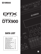 Yamaha DTX900 Техническая спецификация