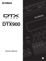 Yamaha DTX900 Инструкция по применению