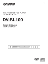 Yamaha DVSL100 Руководство пользователя