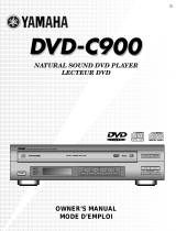 Yamaha DVDC900 Руководство пользователя