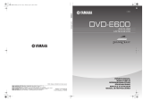 Yamaha DVD-E600 Инструкция по применению