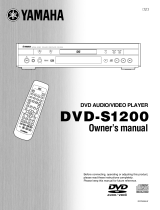 Yamaha DVD-S1200 Инструкция по применению