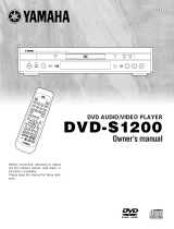 Yamaha DVD-S1200 Руководство пользователя