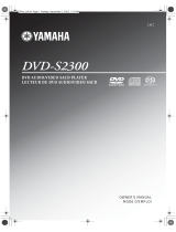 Yamaha DVD-S2300 Руководство пользователя