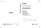 Yamaha DVD-S2700 Инструкция по применению
