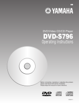 Yamaha DVD-S796 Руководство пользователя