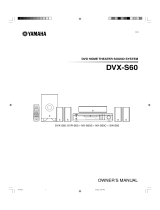 Yamaha DVX-S60 Руководство пользователя