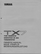 Yamaha TX7 Руководство пользователя