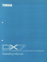 Yamaha DX7 Инструкция по применению
