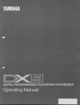 Yamaha DX9 Инструкция по применению