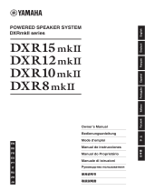 Yamaha DXR12mkII Руководство пользователя