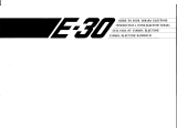 Yamaha Electone E-30 Руководство пользователя