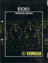 Yamaha E1010 Инструкция по применению