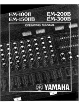 Yamaha EM-150IIB Инструкция по применению