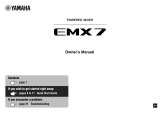 Yamaha EMX7 Инструкция по применению