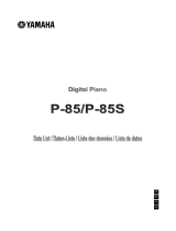 Yamaha P-85S Инструкция по применению
