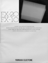 Yamaha FX-10 Инструкция по применению