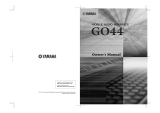 Yamaha GO44 Руководство пользователя