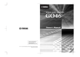 Yamaha GO46 Инструкция по применению