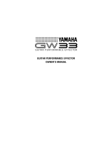 Yamaha GW33 Инструкция по применению