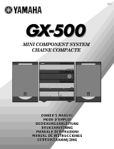 Yamaha GX-500RDS Инструкция по применению