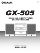 Yamaha GX-505 Инструкция по применению