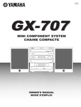 Yamaha GX-707 Руководство пользователя