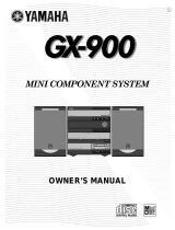 Yamaha GX-900 Руководство пользователя