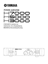 Yamaha H7000 Инструкция по применению