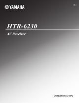 Yamaha HTR 6230 - AV Receiver Инструкция по применению