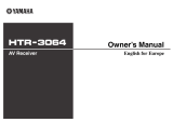 Yamaha HTR-3064 Инструкция по применению