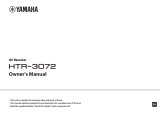 Yamaha HTR-3072 Инструкция по применению