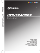 Yamaha HTR-5240RDS Руководство пользователя
