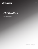 Yamaha HTR-6025 Инструкция по применению