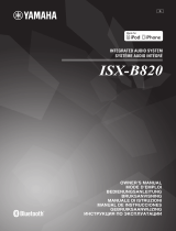 Yamaha ISX-B820 Руководство пользователя