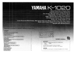 Yamaha K-1020 Инструкция по применению