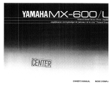 Yamaha MX-600 Инструкция по применению