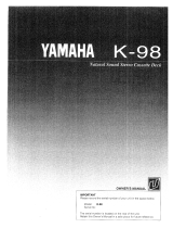 Yamaha K-98 Инструкция по применению