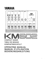 Yamaha KM602 Инструкция по применению