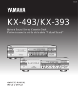 Yamaha KX-393 Руководство пользователя