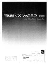 Yamaha KX-W262 Инструкция по применению