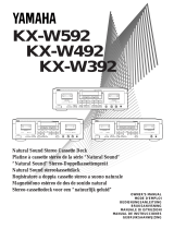 Yamaha KX-W492 Инструкция по применению